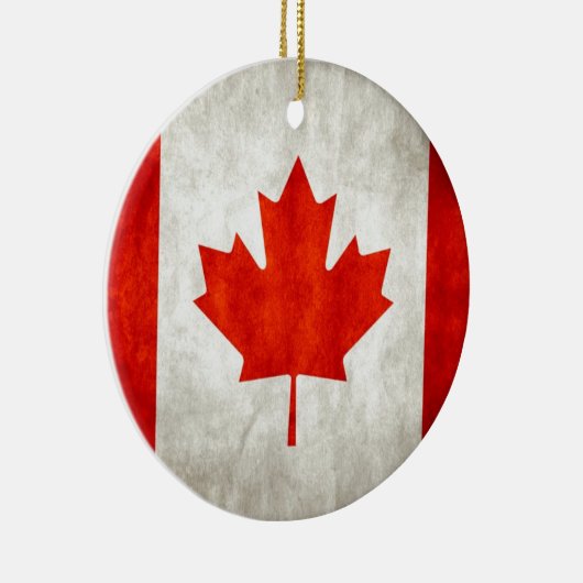 Onderdruk Canadese vlag Keramisch Ornament (Rechts)
