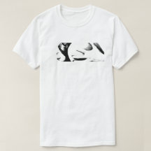 Onderdruk de T-Shirt B&W van Booty niet