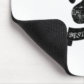 Onderdruk-dog-poot met lint muismat (Hoek)