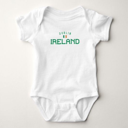 Onderdruk Dublin Ierland Romper (Voorkant)