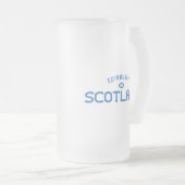 Onderdruk Edinburgh Schotland Matglas Bierpul (Voorkant rechts)