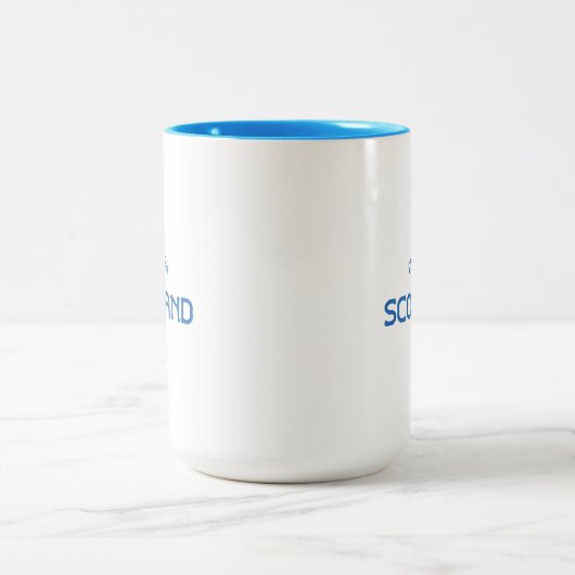 Onderdruk Edinburgh Schotland Tweekleurige Koffiemok (Center)