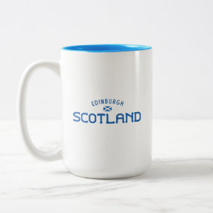 Onderdruk Edinburgh Schotland Tweekleurige Koffiemok