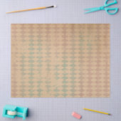 Onderdruk Groen en Roze Gecontroleerde Ontkoppelin Tissuepapier (Craft)