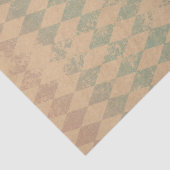 Onderdruk Groen en Roze Gecontroleerde Ontkoppelin Tissuepapier (Detail)