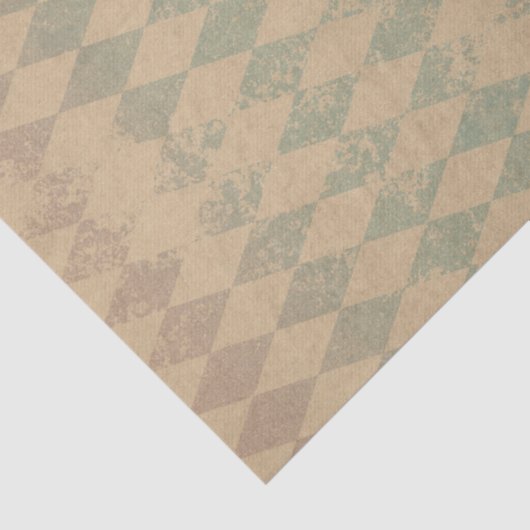 Onderdruk Groen en Roze Gecontroleerde Ontkoppelin Tissuepapier (Detail)