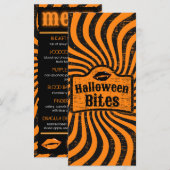 Onderdruk Halloween Menu (Voorkant / Achterkant)