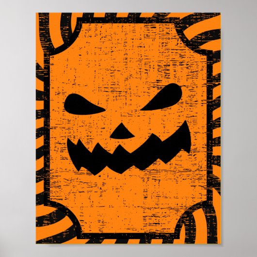 Onderdruk Halloween Poster (Voorkant)