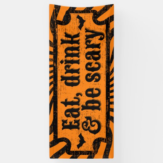 Onderdruk Halloween Spandoek (Verticaal)