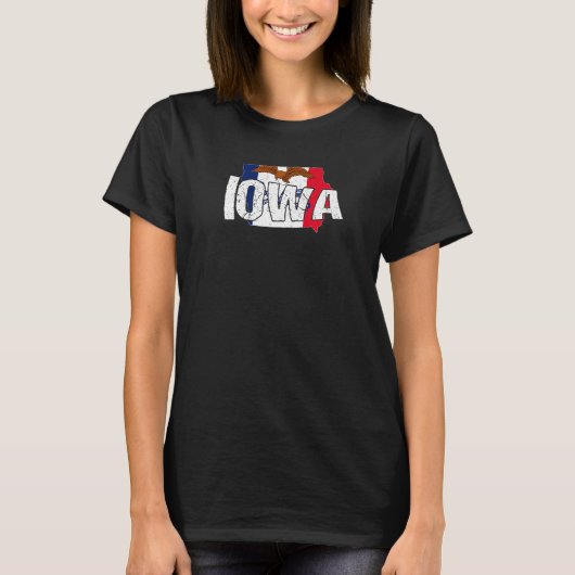 Onderdruk Iowa T-shirt (Voorkant)