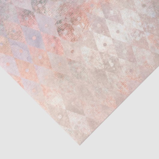 Onderdruk kleurig diamantpatroon loskoppelen tissuepapier (Detail)