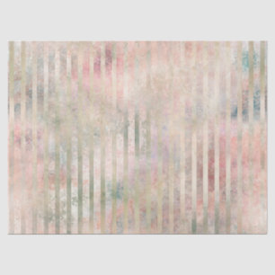 Onderdruk kleurig striped Patroon loskoppelen Tissuepapier