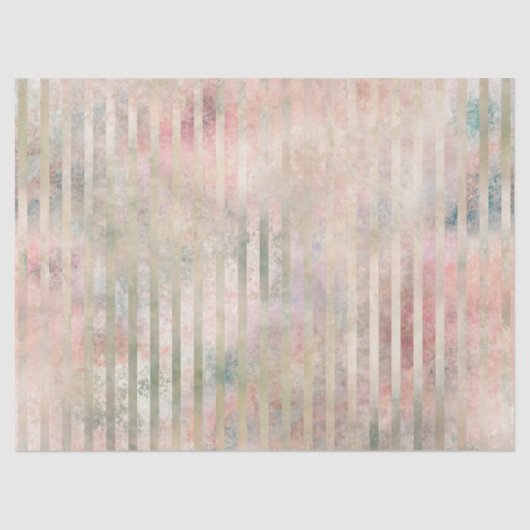 Onderdruk kleurig striped Patroon loskoppelen Tissuepapier (Voorkant)