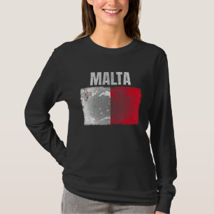 Onderdruk Malta vlag Grafisch voor mannen Kind T-shirt