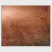 Onderdruk metallische textuur koper 5 cadeaupapier (Vlak)