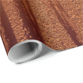 Onderdruk metallische textuur van koper 10 cadeaupapier (Rol Hoek)