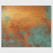 Onderdruk metallische textuur van koper 23 cadeaupapier (Vlak)