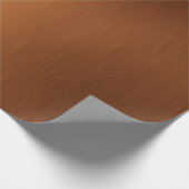 Onderdruk metallische textuur van koper 24 cadeaupapier (Hoek)