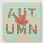 Onderdruk Modern herfst Stenen Onderzetter (Voorkant)