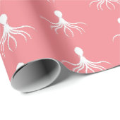 Onderdruk octopus-ontwerp - Matte verlooppapier Cadeaupapier (Rol Hoek)