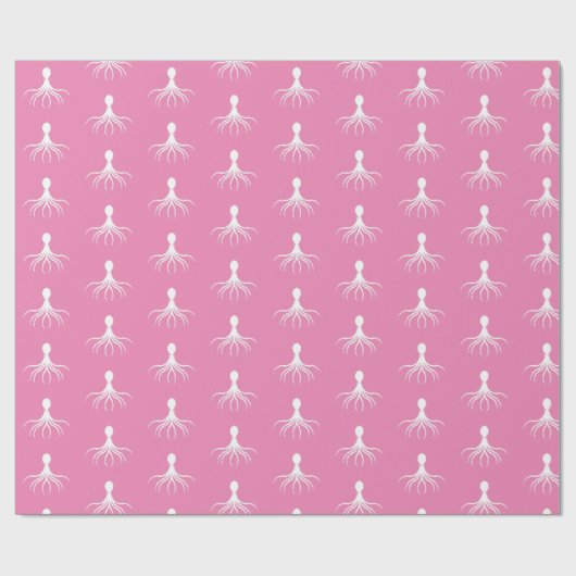 Onderdruk octopus-ontwerp - Matte verlooppapier Cadeaupapier (Vlak)