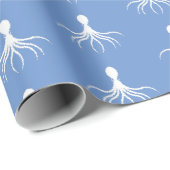 Onderdruk octopus-ontwerp - Matte verlooppapier Cadeaupapier (Rol Hoek)