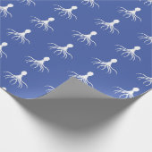 Onderdruk octopus-ontwerp - Matte verlooppapier Cadeaupapier (Hoek)