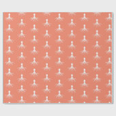 Onderdruk octopus-ontwerp - Matte verlooppapier Cadeaupapier (Vlak)