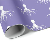 Onderdruk octopus-ontwerp - Matte verlooppapier Cadeaupapier (Rol Hoek)