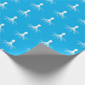 Onderdruk octopus-ontwerp - Matte verlooppapier Cadeaupapier (Hoek)