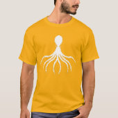 Onderdruk octopusontwerp - Mannen Basic T-Shirt (Voorkant)