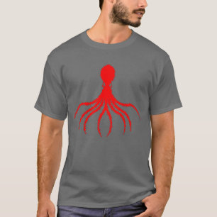 Onderdruk octopusontwerp - Mannen Basic T-Shirt