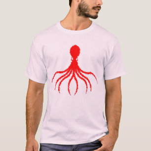 Onderdruk octopusontwerp - Mannen Basic T-Shirt