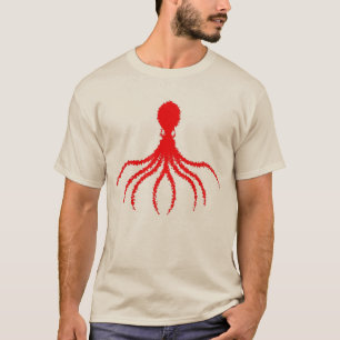 Onderdruk octopusontwerp - Mannen Basic T-Shirt