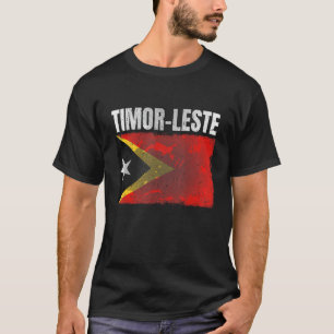 Onderdruk Oost-Timor vlag Grafisch voor vrouwen T-shirt