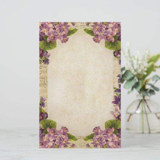 Onderdruk Overtredingen en muziek Briefpapier (Staand voorkant)