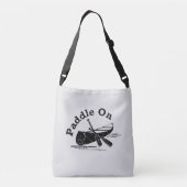 Onderdruk peddel op design - alles-over-druk dwars crossbody tas (Achterkant)