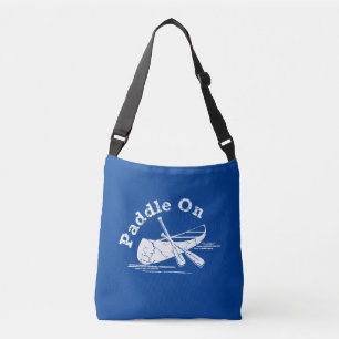 Onderdruk peddel op design - alles-over-druk dwars crossbody tas