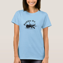 Onderdruk peddel op design - Vrouwen zijn de basis T-shirt