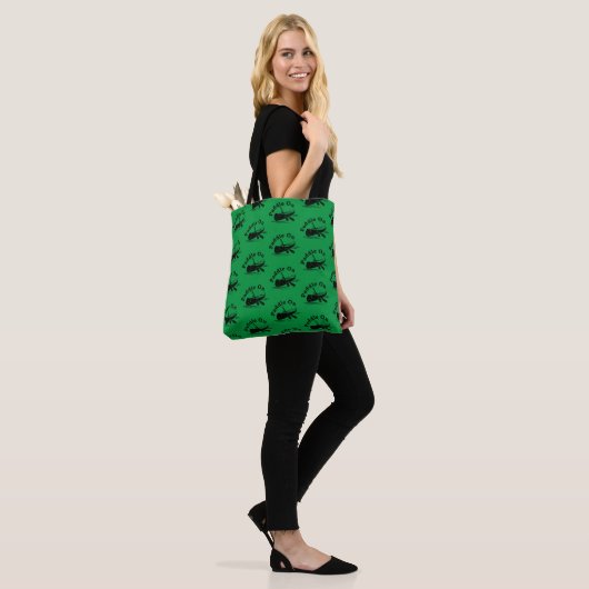 Onderdruk peddel op ontwerp - All-Over-Print Tas (Op model)