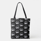 Onderdruk peddel op ontwerp - All-Over-Print Tas (Achterkant)