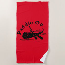 Onderdruk peddel op ontwerp - Handdoek