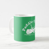 Onderdruk peddel op ontwerp - Klassieke Mok (Voorkant links)