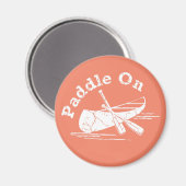 Onderdruk peddel op ontwerp - Magnet (Voorkant / Achterkant)