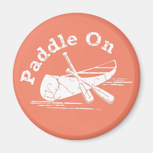 Onderdruk peddel op ontwerp - Magnet (Voorkant)