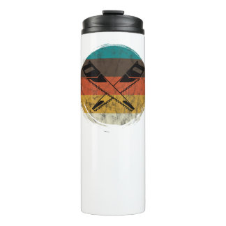 Onderdruk Retro Chainzaag Lumberjack Thermosbeker