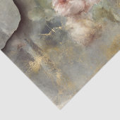 Onderdruk Roos | Blush PInk Grunge Decoupage Torn Tissuepapier (Detail)