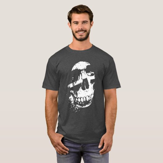 Onderdruk schedel t-shirt (Voorkant volledig)