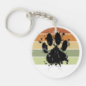 Onderdruk schildersplatter verf verf verf retro Su Sleutelhanger (Voorkant)