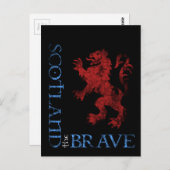 Onderdruk Schotland het ontwerp van de Brave Lion  Briefkaart (Voorkant / Achterkant)